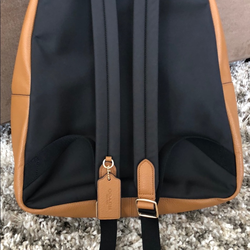 Coach Saddle Pebbled Leather “Charlie” Large Backpack - Picture 5 of 16